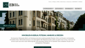 What Eb-realestate.de website looked like in 2018 (5 years ago)