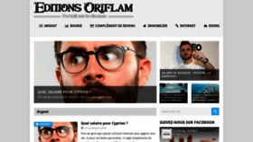 What Editions-oriflam.fr website looked like in 2018 (5 years ago)