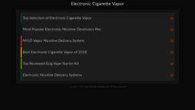 What Electroniccigarettevapor.com website looked like in 2018 (5 years ago)