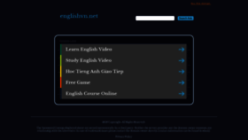 What Englishvn.net website looked like in 2018 (5 years ago)