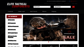 What Elitetacticalcomponents.com website looked like in 2018 (5 years ago)