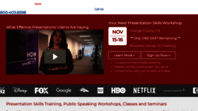 What Effectivepresentations.com website looked like in 2018 (6 years ago)
