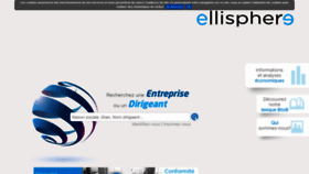What Ellisphere.fr website looked like in 2018 (5 years ago)