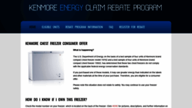 What Energyclaimrebate.com website looked like in 2018 (5 years ago)