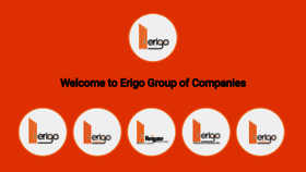 What Erigo.co website looked like in 2018 (5 years ago)