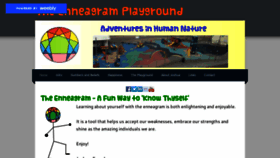 What Enneagramplayground.com website looked like in 2018 (5 years ago)