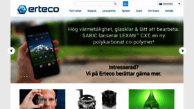 What Erteco.se website looked like in 2018 (5 years ago)