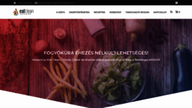 What Eatcleandiethungary.com website looked like in 2018 (5 years ago)