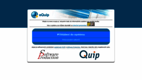 What E-quip.cz website looked like in 2018 (5 years ago)