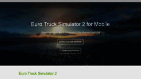 What Ets2.mobi website looked like in 2018 (5 years ago)
