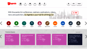 What Euagenda.eu website looked like in 2018 (6 years ago)