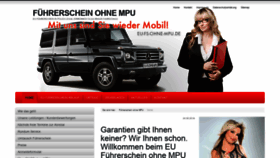 What Eu-fs-ohne-mpu.de website looked like in 2018 (6 years ago)