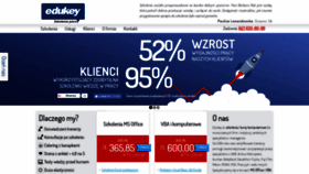 What Edukey.pl website looked like in 2018 (5 years ago)