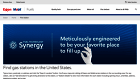 What Exxonmobilstations.com website looked like in 2018 (6 years ago)