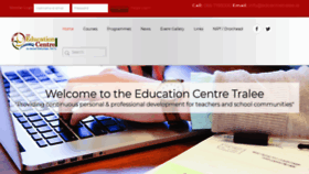 What Edcentretralee.ie website looked like in 2018 (5 years ago)