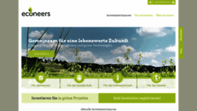 What Econeers.de website looked like in 2018 (5 years ago)