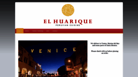 What Elhuariquevenice.com website looked like in 2018 (5 years ago)