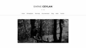 What Emineceylan.com website looked like in 2018 (5 years ago)