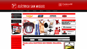 What Electricasanmiguel.com website looked like in 2018 (5 years ago)