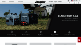 What Energizergenerators.com website looked like in 2018 (5 years ago)