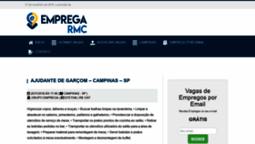 What Empregarmc.com.br website looked like in 2018 (5 years ago)