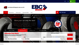 What Ebcbrakesdirect.com website looked like in 2018 (5 years ago)