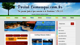 What Eismeaqui.com.br website looked like in 2018 (5 years ago)