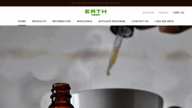 What Erthhemp.com website looked like in 2018 (5 years ago)