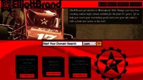 What Elliottbrand.com website looked like in 2018 (5 years ago)