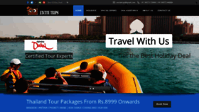What Excitetrips.com website looked like in 2018 (5 years ago)