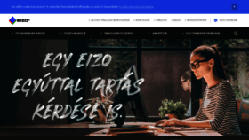 What Eizo.hu website looked like in 2018 (5 years ago)