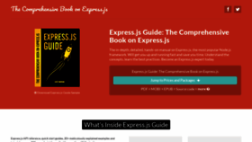 What Expressjsguide.com website looked like in 2018 (5 years ago)