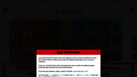What Ecigdo.com website looked like in 2018 (5 years ago)