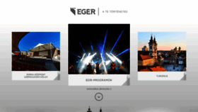 What Egriprogramok.hu website looked like in 2018 (5 years ago)