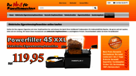 What Elektrische-zigarettenstopfmaschine.com website looked like in 2018 (5 years ago)