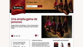 What Embutidos-donoso.com website looked like in 2018 (5 years ago)