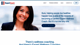 What Expertcoachcenter.com website looked like in 2018 (5 years ago)