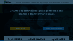 What Estudar.org.br website looked like in 2018 (5 years ago)