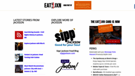 What Eatjackson.com website looked like in 2018 (5 years ago)