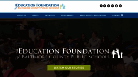 What Educationfoundationbcps.org website looked like in 2018 (5 years ago)