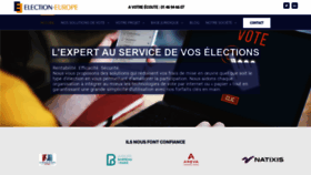 What Election-europe.com website looked like in 2018 (5 years ago)