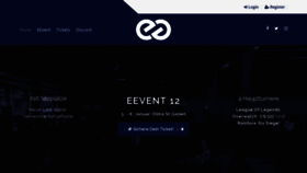 What Eevent.ch website looked like in 2018 (5 years ago)