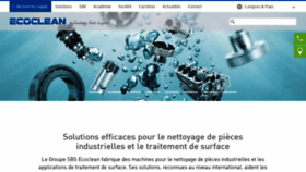 What Ecoclean-group.fr website looked like in 2018 (5 years ago)