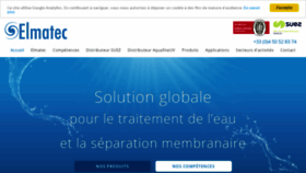 What Elmatec.fr website looked like in 2018 (5 years ago)