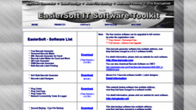 What Easiersoft.com website looked like in 2018 (5 years ago)