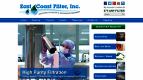 What Eastcoastfilter.com website looked like in 2018 (5 years ago)