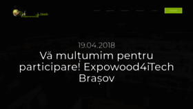 What Expowood.ro website looked like in 2018 (5 years ago)