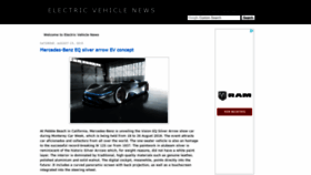 What Electric-vehiclenews.com website looked like in 2018 (5 years ago)