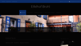 What Eifelhof-brohl.de website looked like in 2018 (5 years ago)