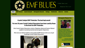 What Emfblues.com website looked like in 2018 (5 years ago)